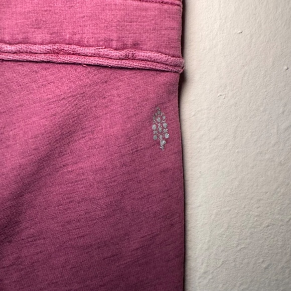 Free People Movement Kyoto Pocket Leggings XS Maroon Mid Rise Jogger Leggings - Picture 6 of 6